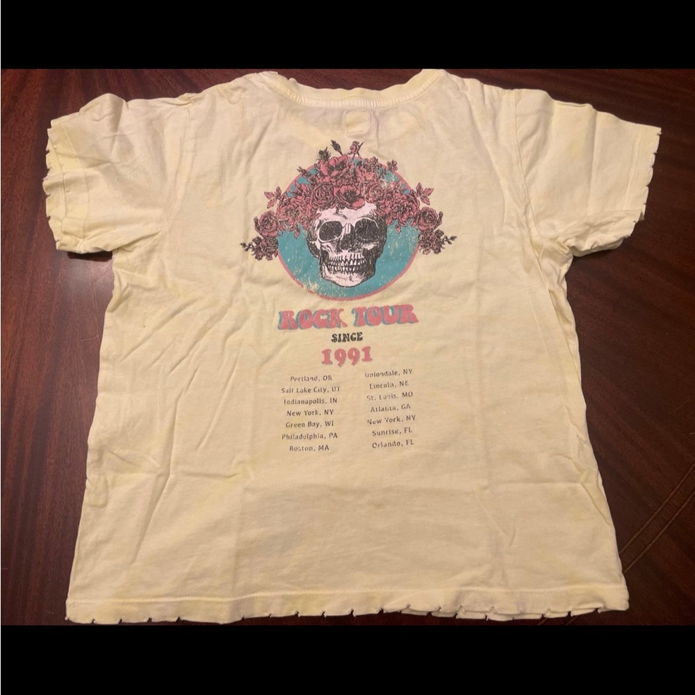 Modish Rebel Youth Rock Tour 1991 Distressed Tee